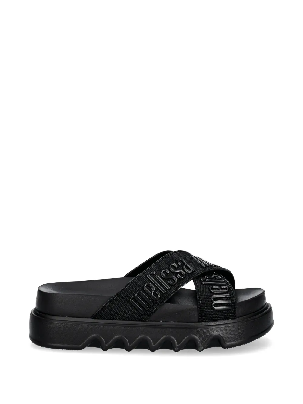 Melissa Cross M Lover platform slides - Schwarz