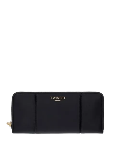TWINSET logo-plaque panelled wallet