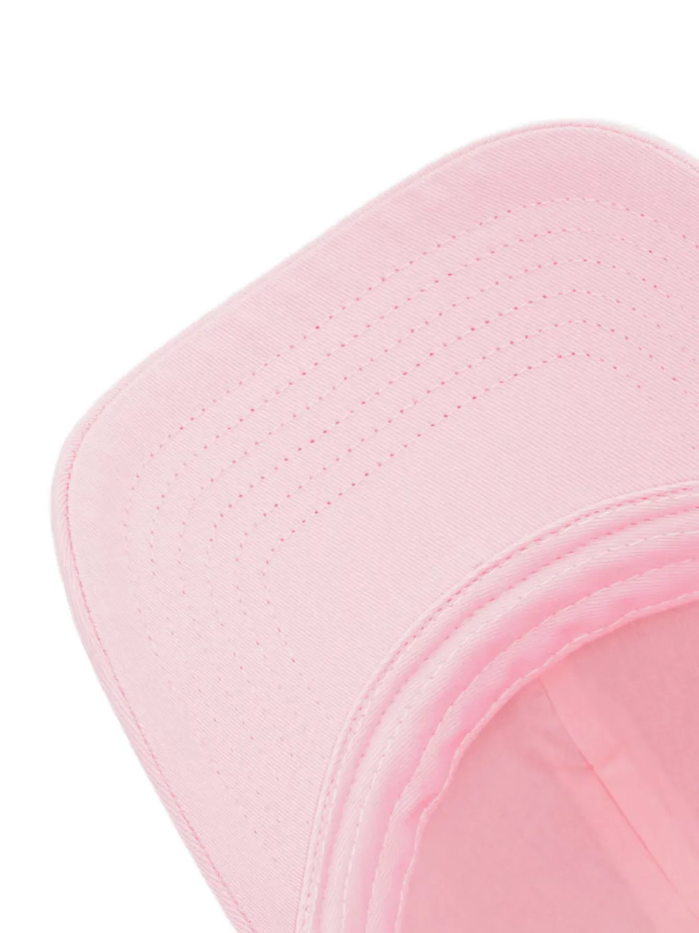 Patrizia Pepe Fly honkbalpet met logoplakkaat Roze
