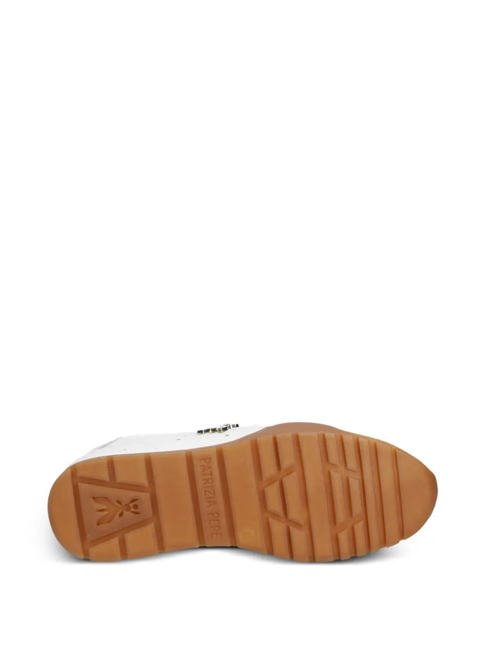 Patrizia Pepe girl Fly logo-plaque sneakers Wit
