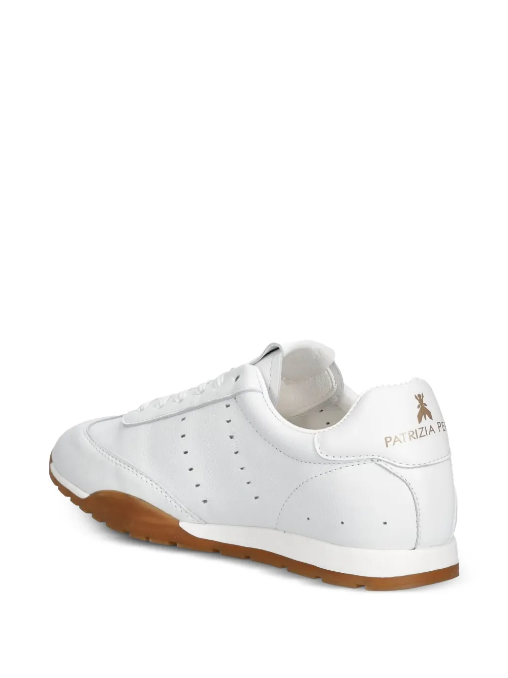 Patrizia Pepe girl Fly logo-plaque sneakers Wit