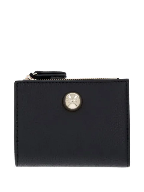 TWINSET logo-plaque pebbled wallet