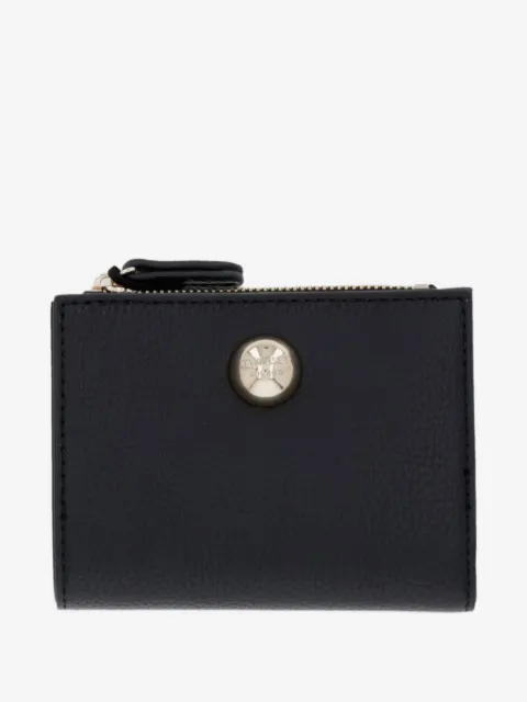 TWINSET logo-plaque pebbled wallet