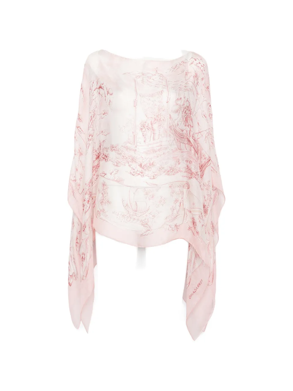 Ferragamo floral-print tunic - Rosa