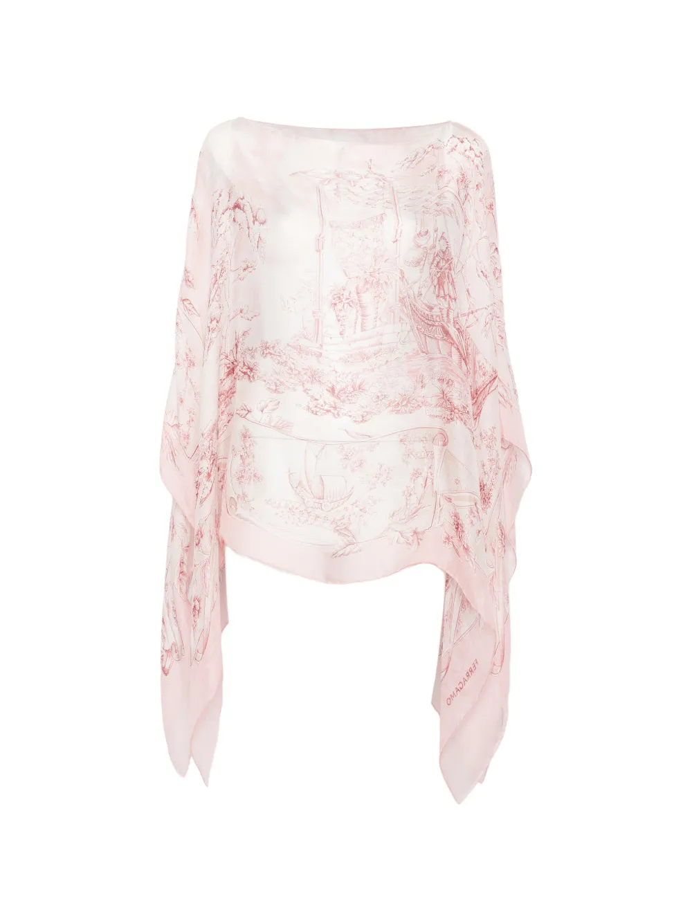 Ferragamo floral-print tunic - Rosa