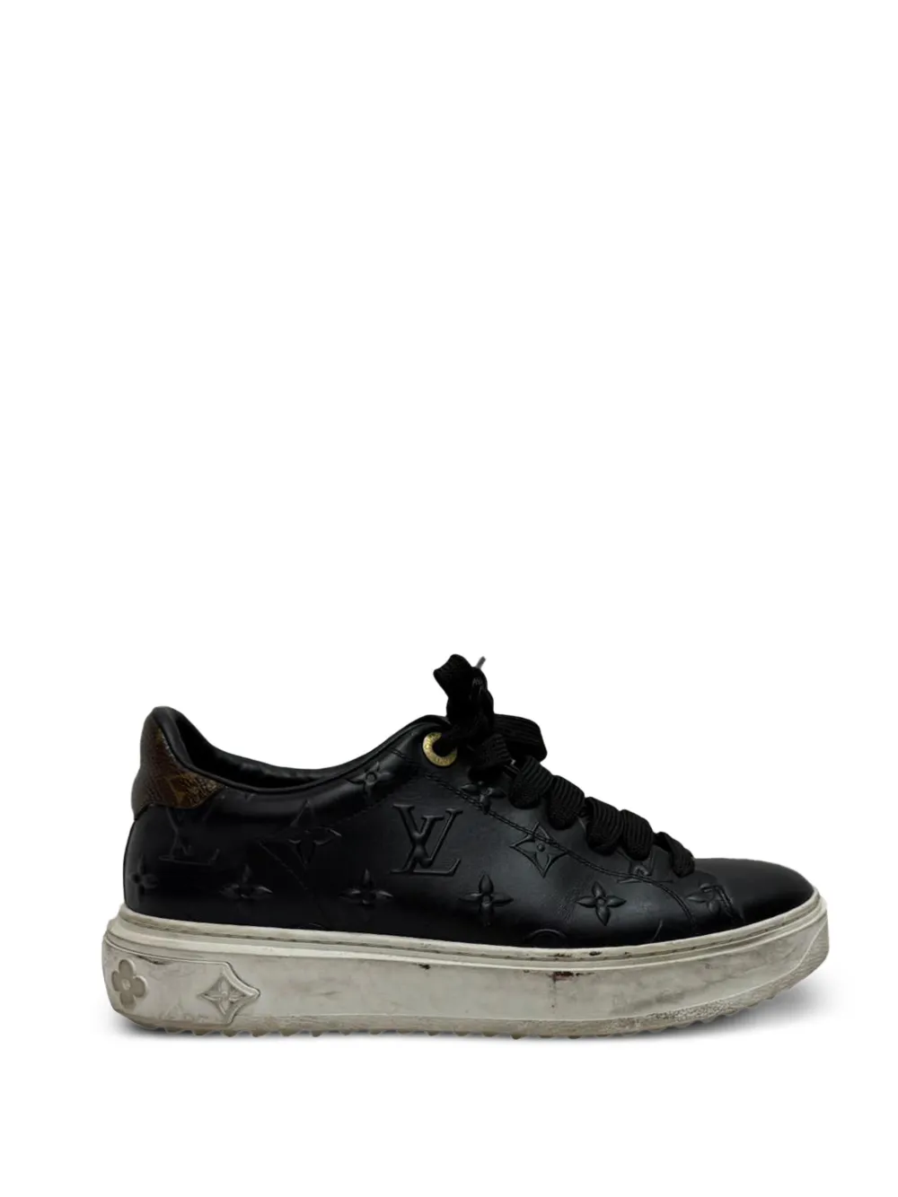 Louis Vuitton Pre-Owned Monogram Time Out sneakers - Nero