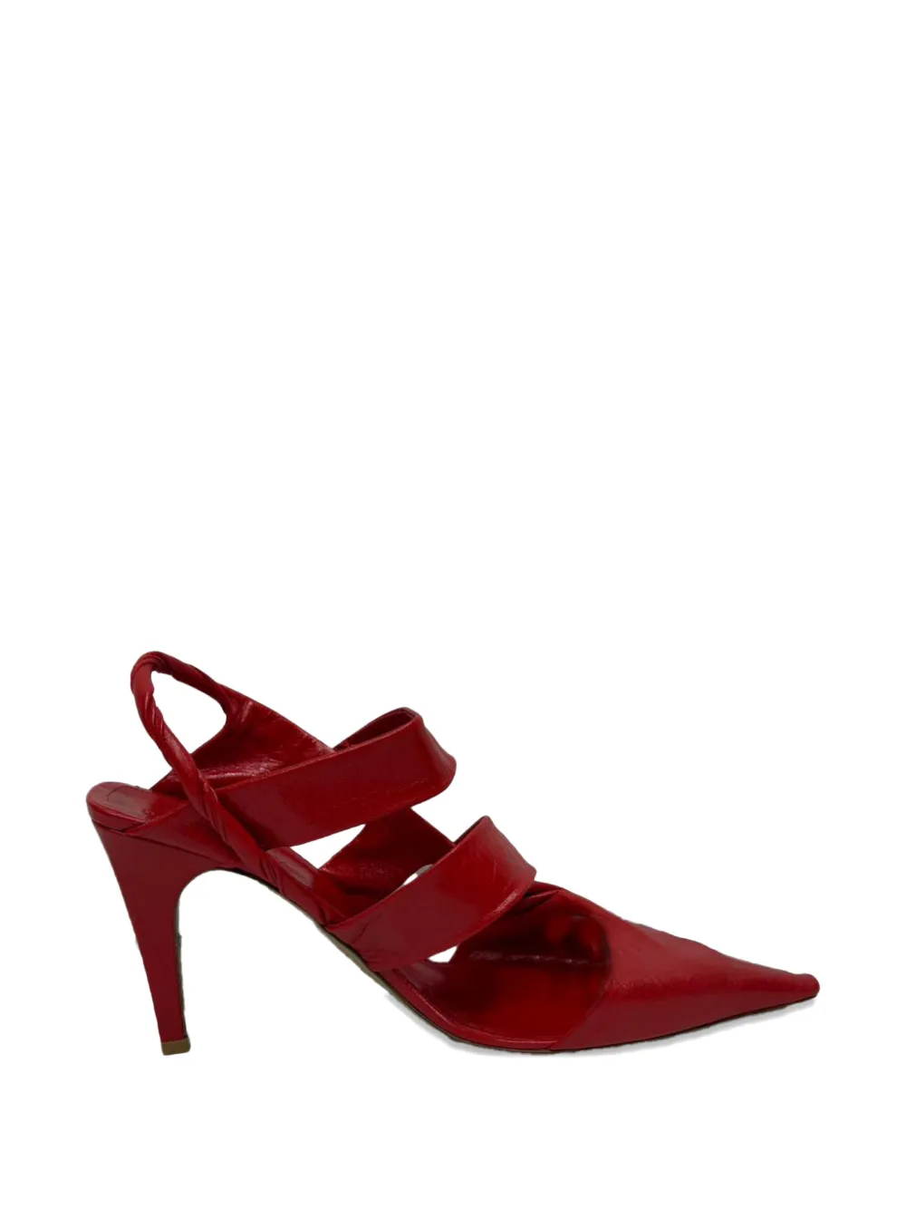 Bottega Veneta Pre-Owned slingback pointed-toe pumps - Rot