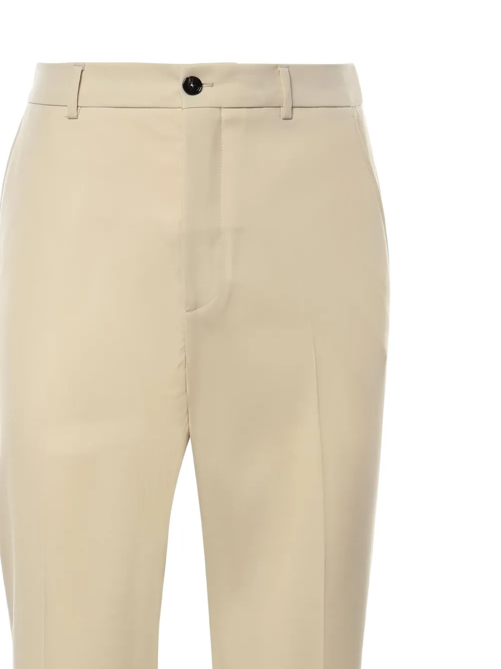 BE ABLE elasticated-waistband tailored trousers Beige