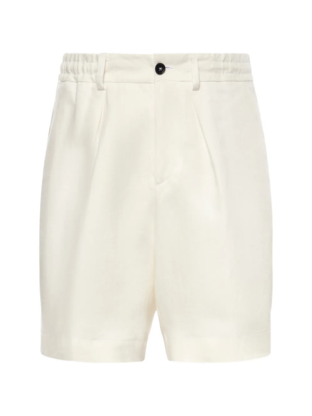 BE ABLE pleated elasticated-waist shorts - Bianco