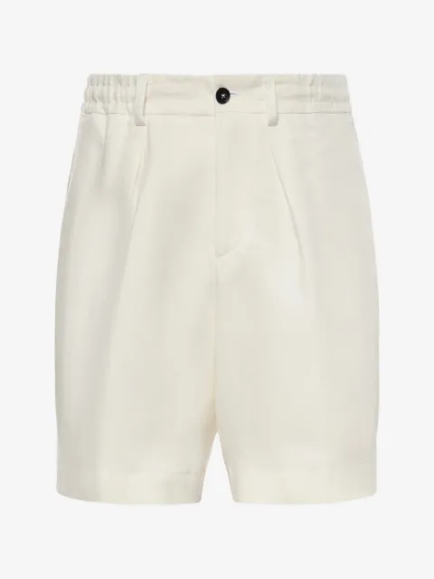 BE ABLE pleated elasticated-waist shorts