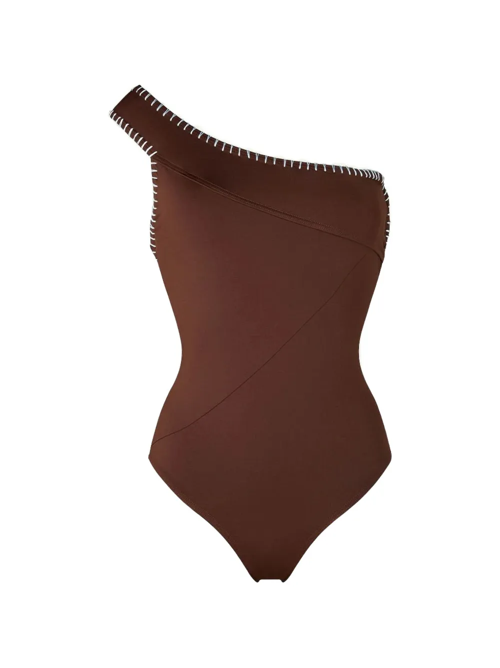 KIÓHNE Terra one-shoulder swimsuit - Marrone