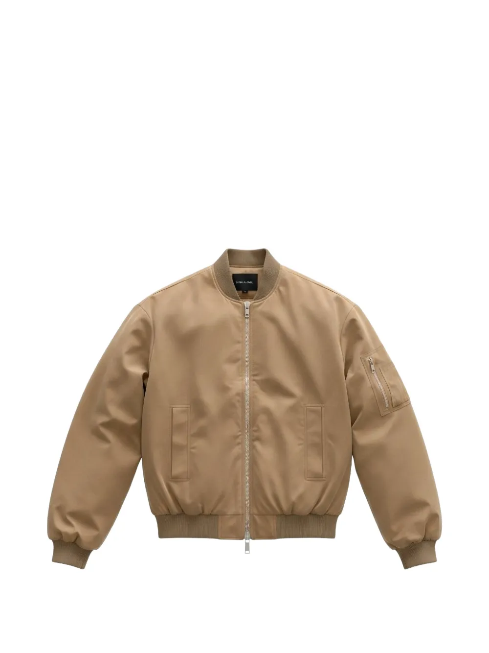 Black Label zip-up bomber jacket - Nude
