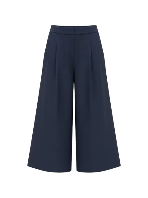 Black Label pleated trousers