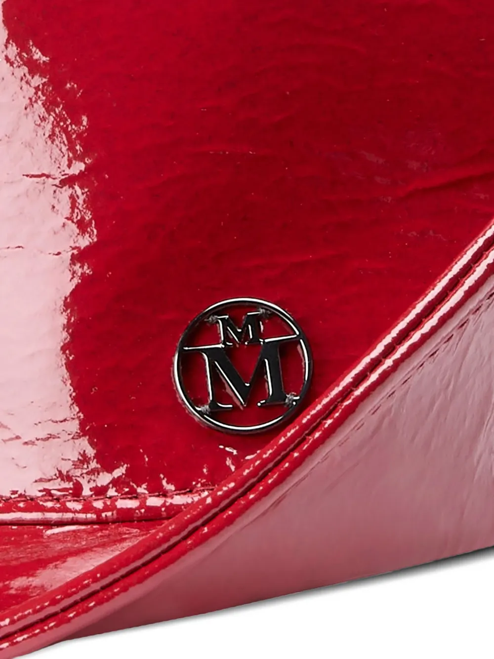 Maison Michel Enrico gelakte hoed Rood