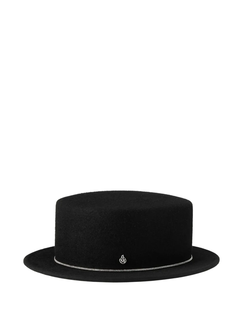 Maison Michel Cappello Auguste con catena - Nero