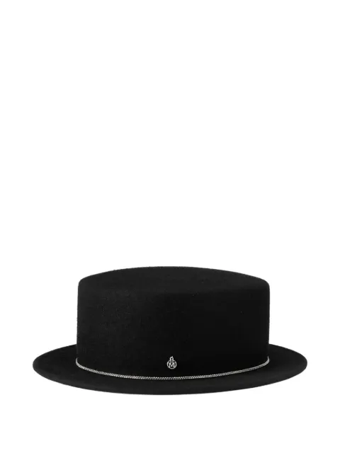 Maison Michel Auguste chain-trim hat