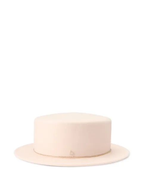 Maison Michel Augusta bead-trim boater hat