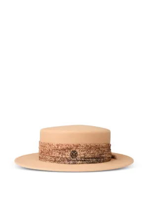 Maison Michel 麦わら帽子 ストローハット ピンク S Maison Michel（メゾン・ミッシェル）ウィメンズ - FARFETCH