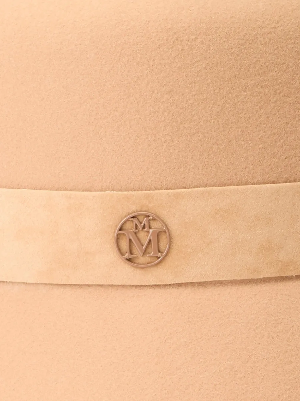 Maison Michel Mini New Kendall wollen-vilten hoed Beige