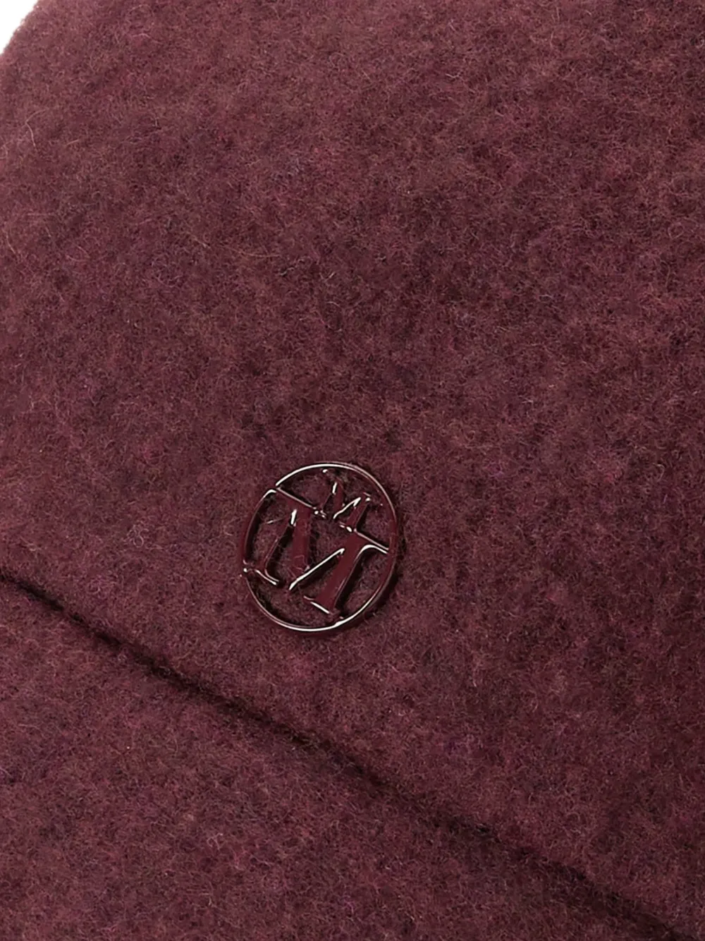 Maison Michel Juju pet met logoplakkaat Rood