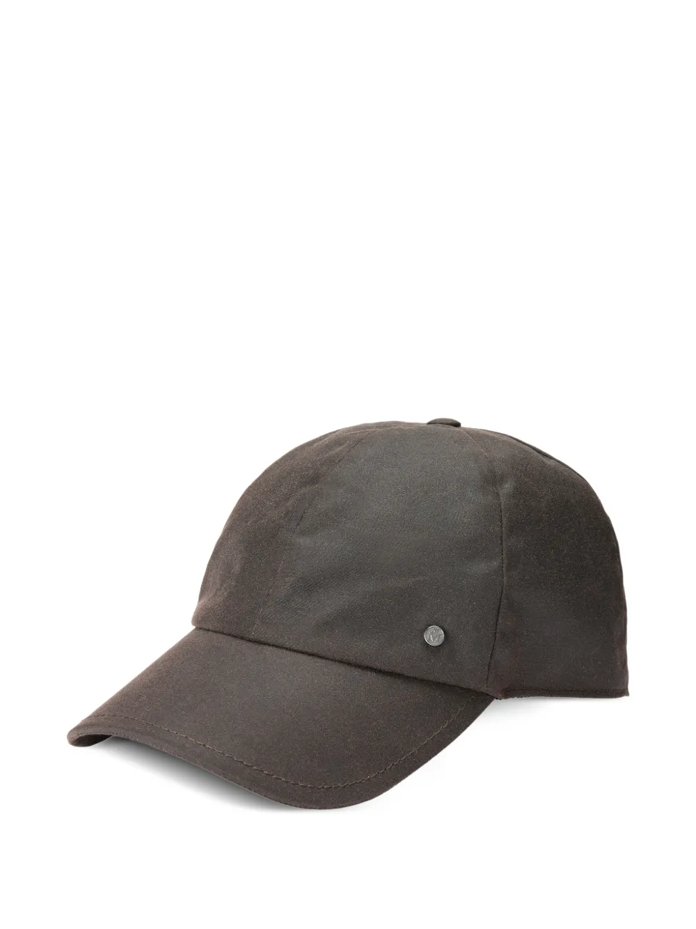 Maison Michel Cappello da baseball con logo Tiger - Marrone