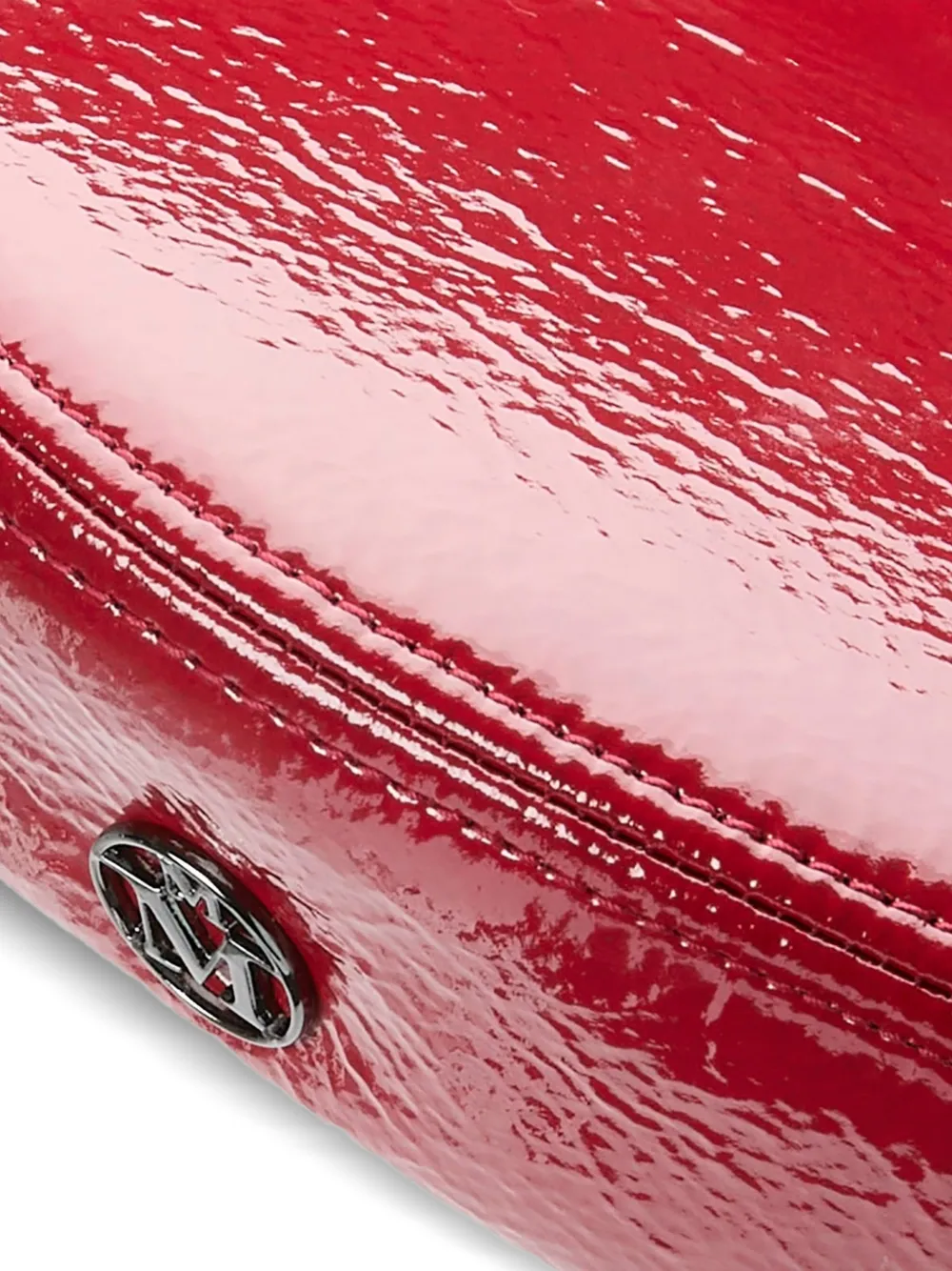 Maison Michel Idaho hoed met gelakte afwerking Rood
