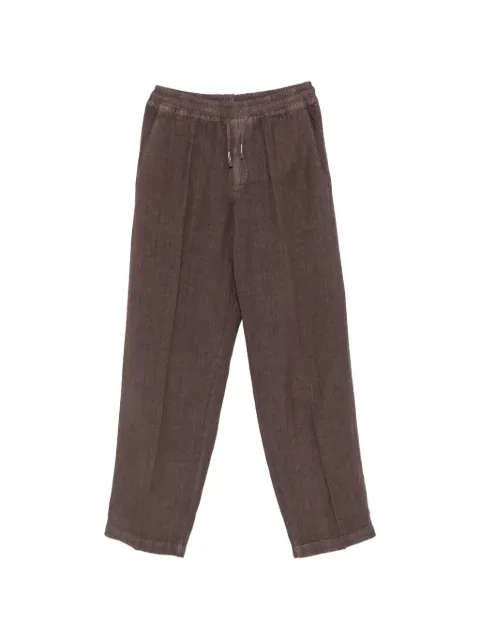 Costumein drawstring-waistband trousers