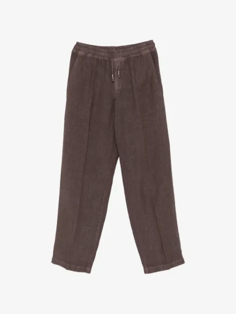 Costumein drawstring-waistband trousers