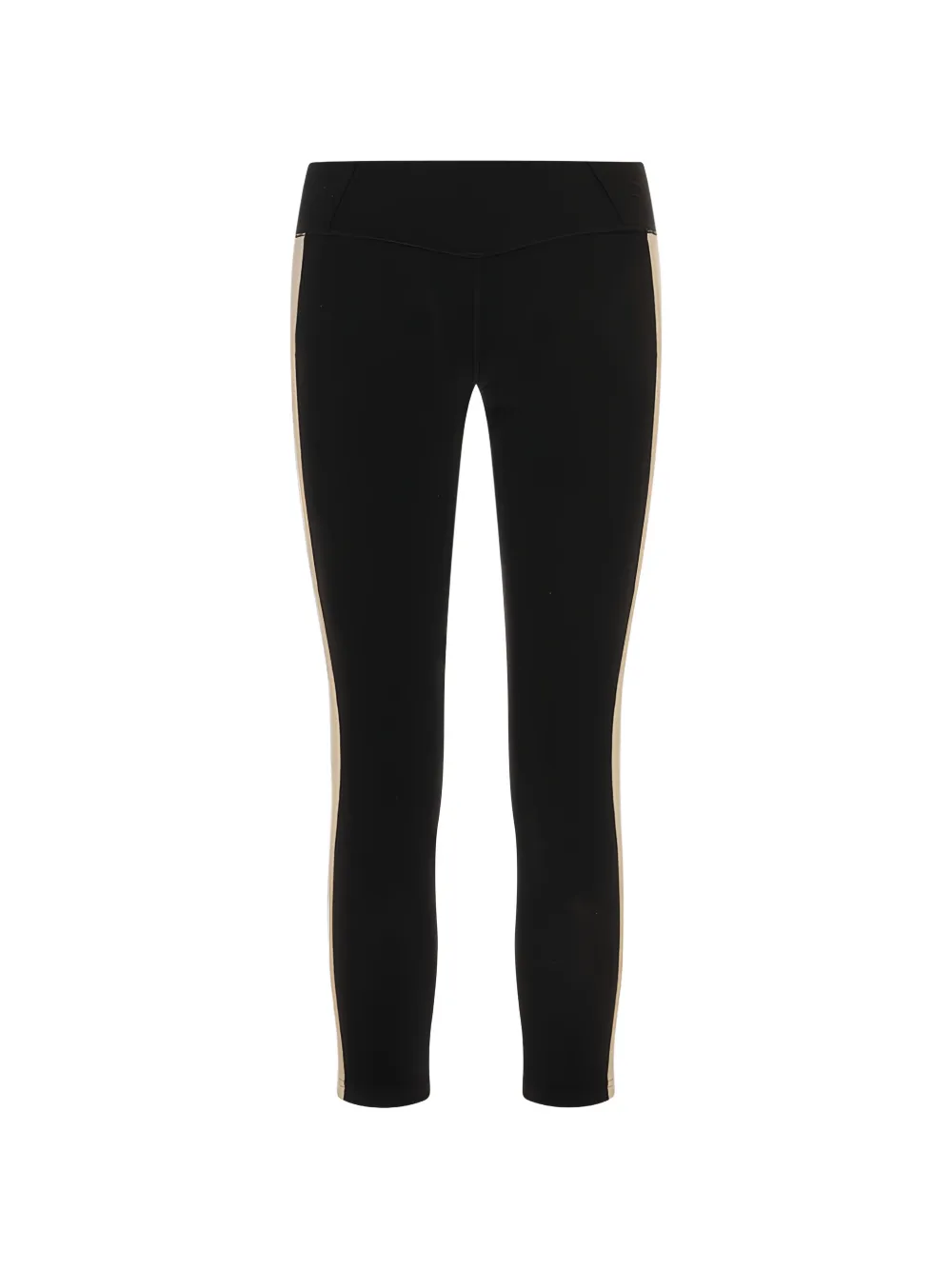 Palm Angels Broek met zijstreep en logoprint Zwart