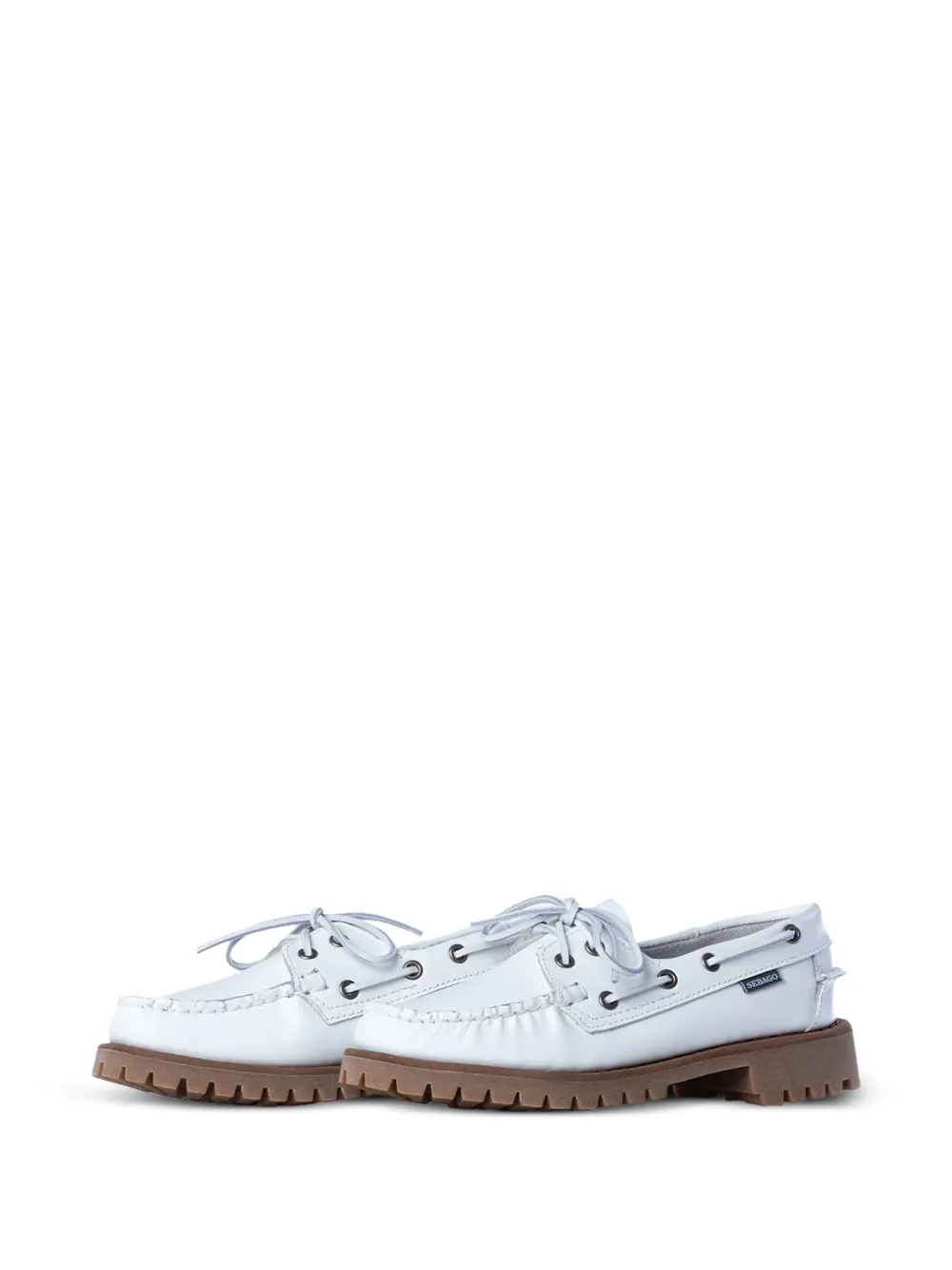 Sebago lug-sole boat shoes Wit