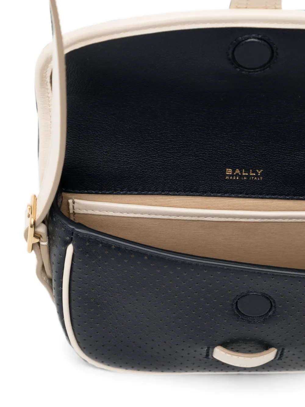 Bally Crossbodytas met geperforeerde details Blauw