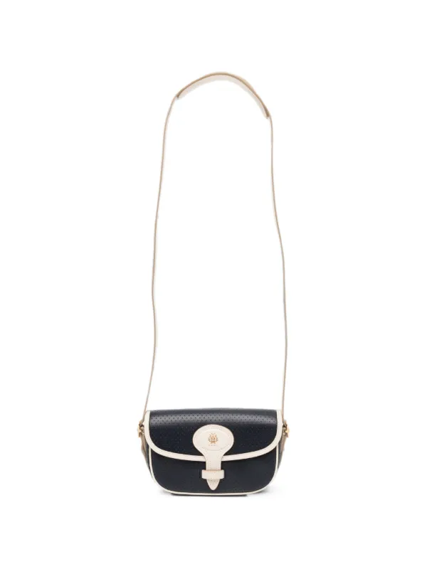 Bally Perforated Cross Body Bag in Blue