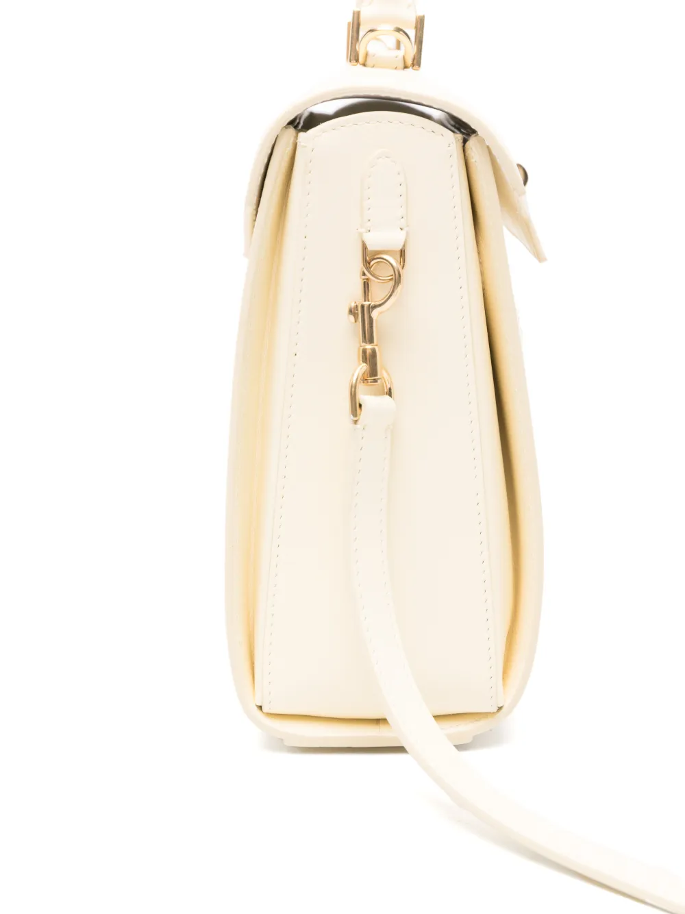 Anya Hindmarch Shopper met draaislot en handvat Beige