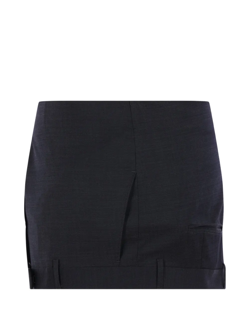 HODAKOVA belt-loop detail mini skirt - Nero