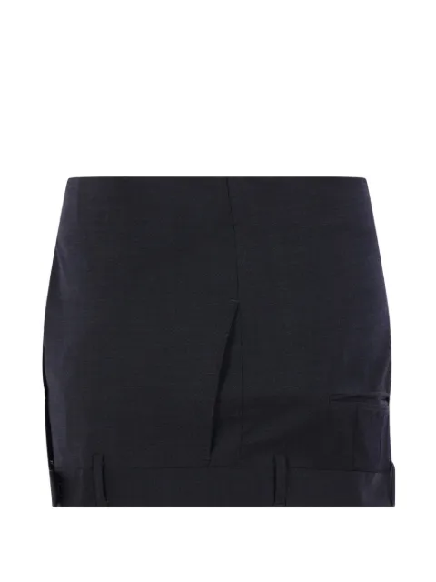 HODAKOVA belt-loop detail mini skirt