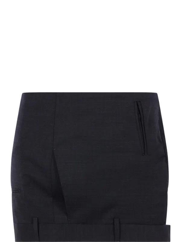 HODAKOVA パンツベルトスカート Sサイズ HODAKOVA ベルトループ スカート | ブラック | FARFETCH JP