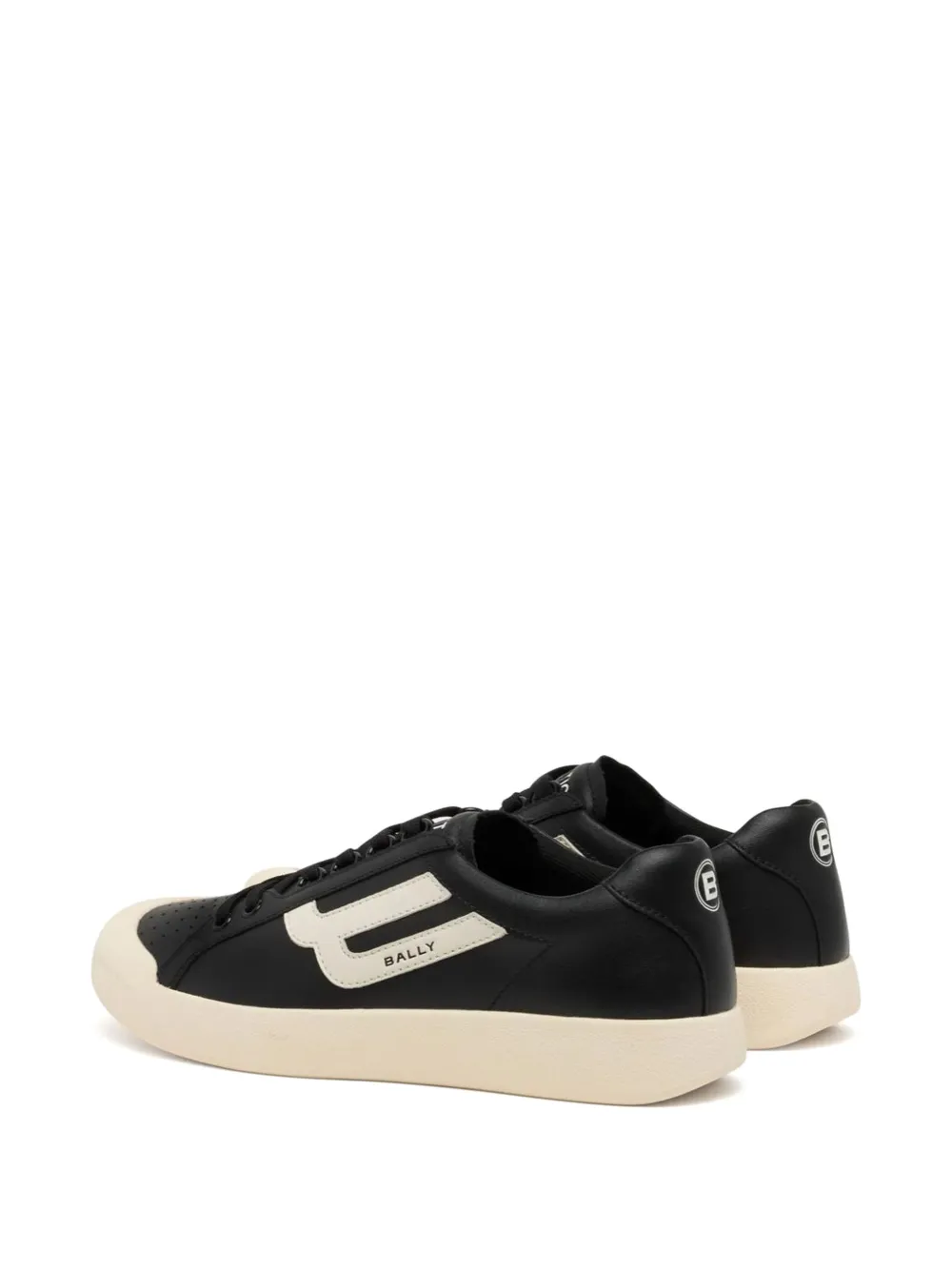 Bally Geperforeerde sneakers met logo Zwart
