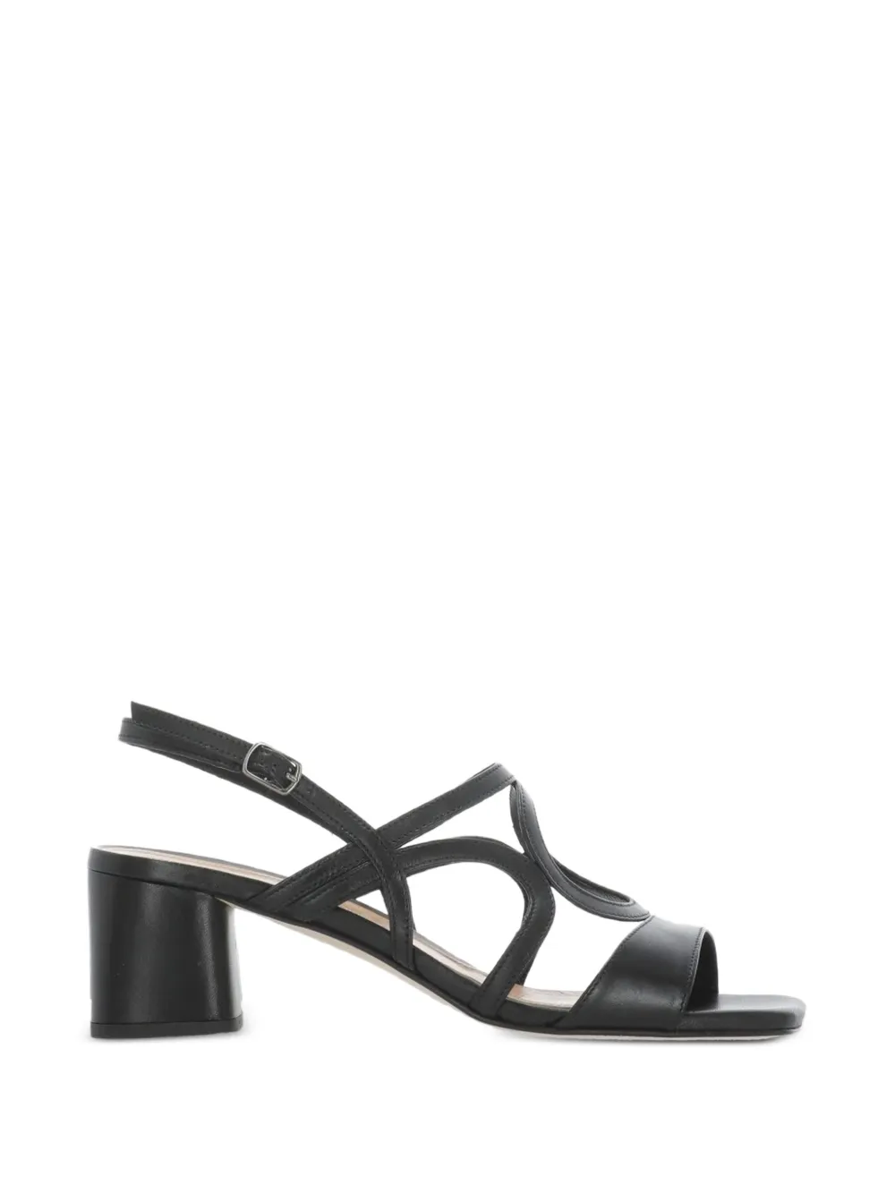 Julie Dee leather heeled sandals - Nero