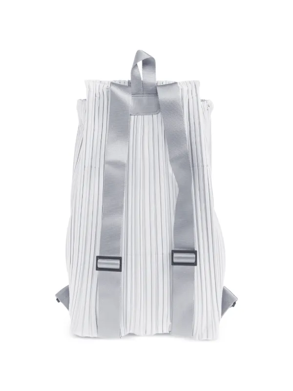 Pleats Please Issey Miyake Pleated Backpack | Grey | FARFETCH