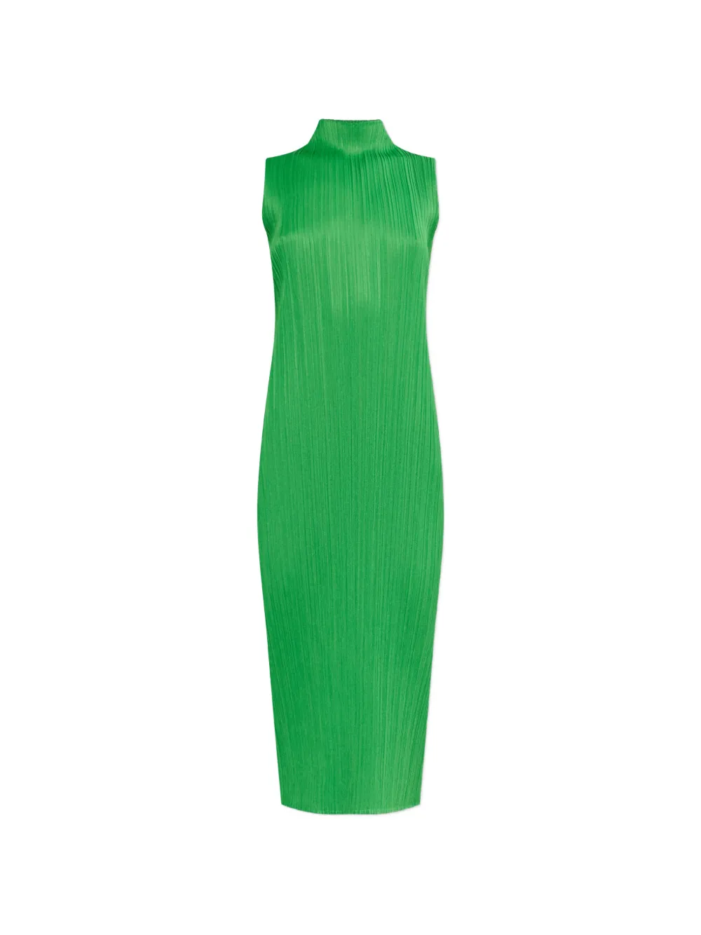 Pleats Please Issey Miyake April pleated midi dress - Verde