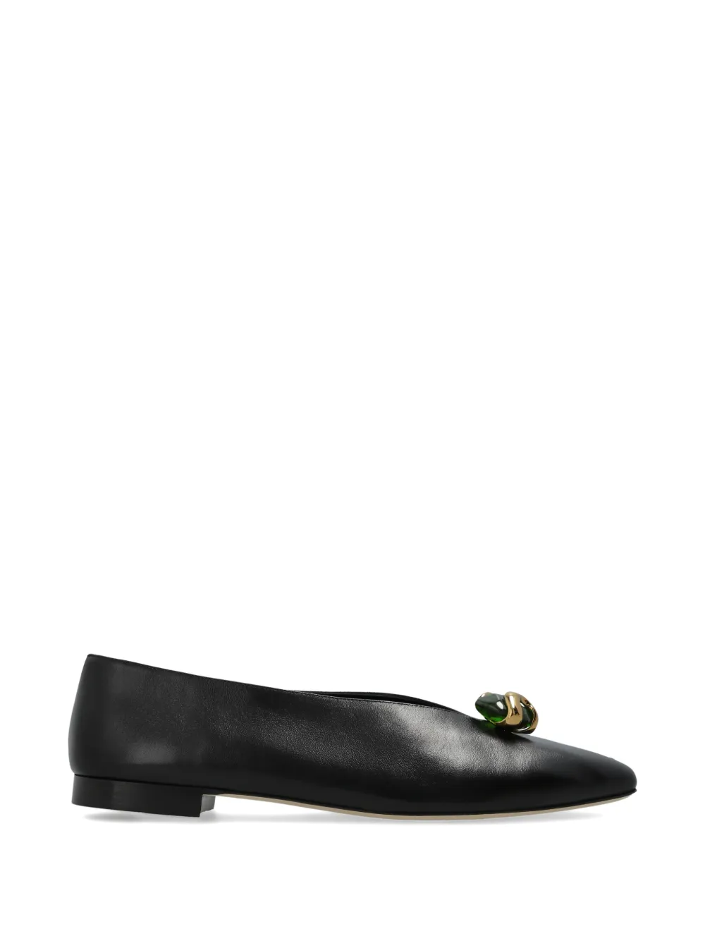 Jimmy Choo Margot embellished ballet flats - Nero