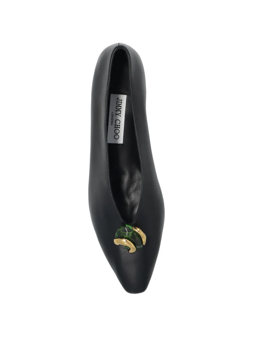 Jimmy Choo Margot embellished ballet flats Zwart