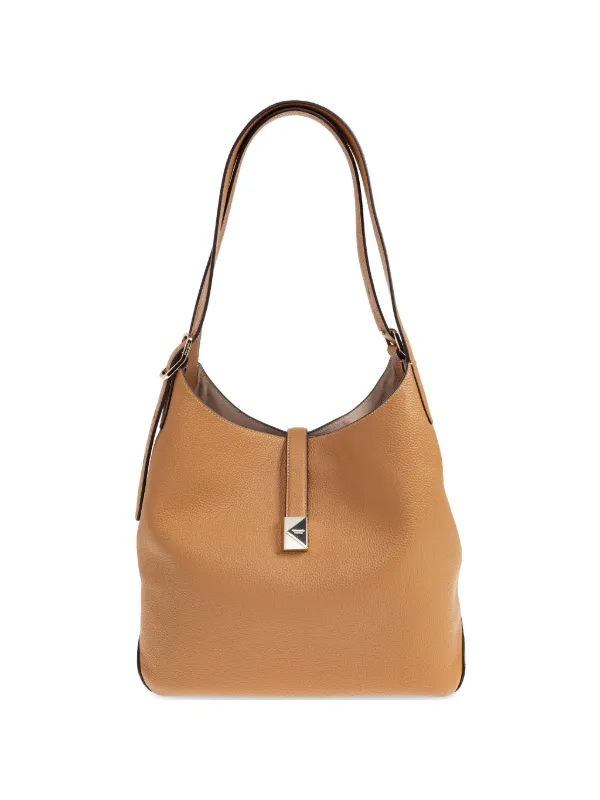 Kate Spade ラージ Deco レザーショルダーバッグ | ブラウン | FARFETCH JP