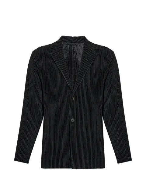 Homme Plissé Issey Miyake plissé-effect notched-lapel jacket
