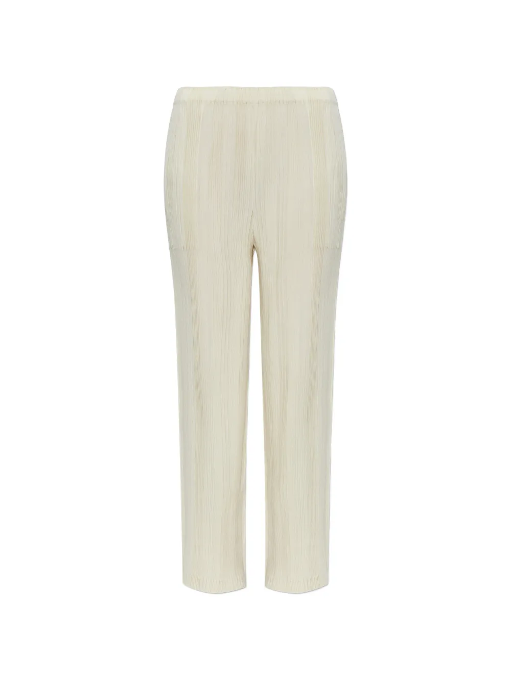 Issey Miyake plissé-effect trousers - Toni neutri