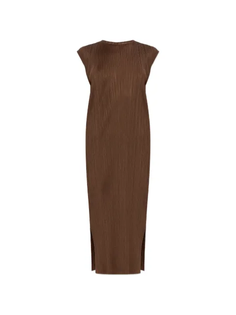 Pleats Please Issey Miyake vestido midi Swing Solid