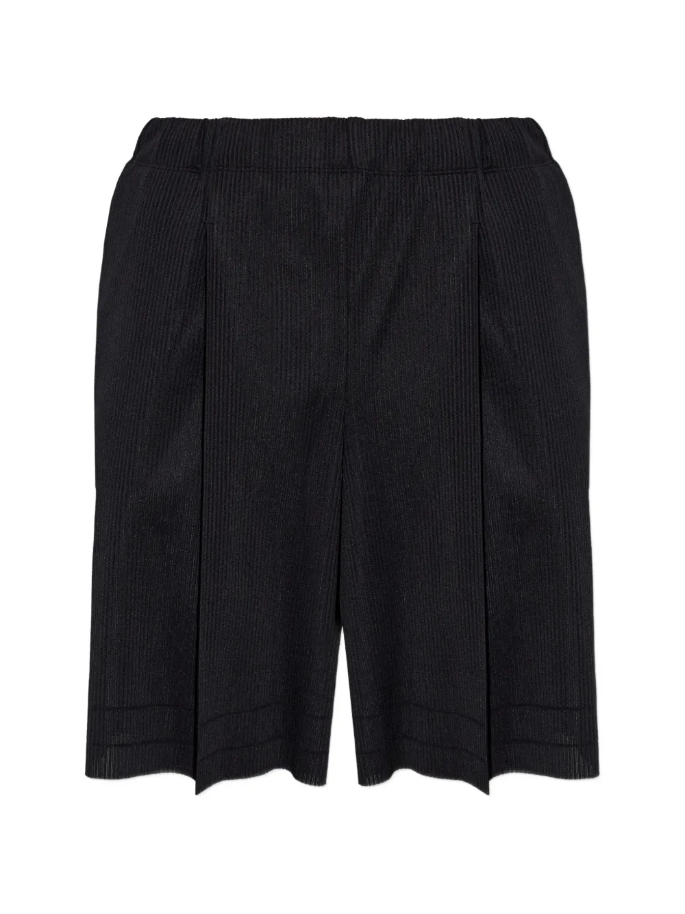 Pleats Please Issey Miyake pleated shorts - Black