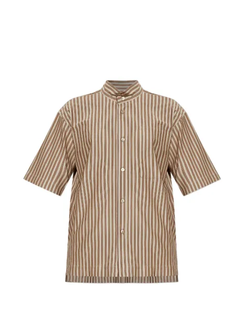 Homme Plissé Issey Miyake striped short-sleeves shirt