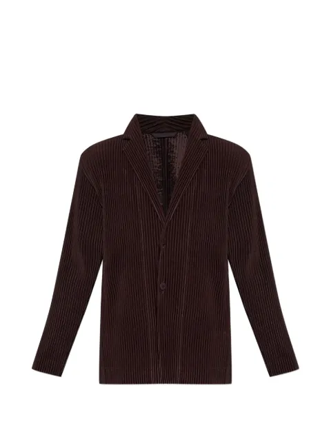 Homme Plissé Issey Miyake pleated notch-lapel jacket