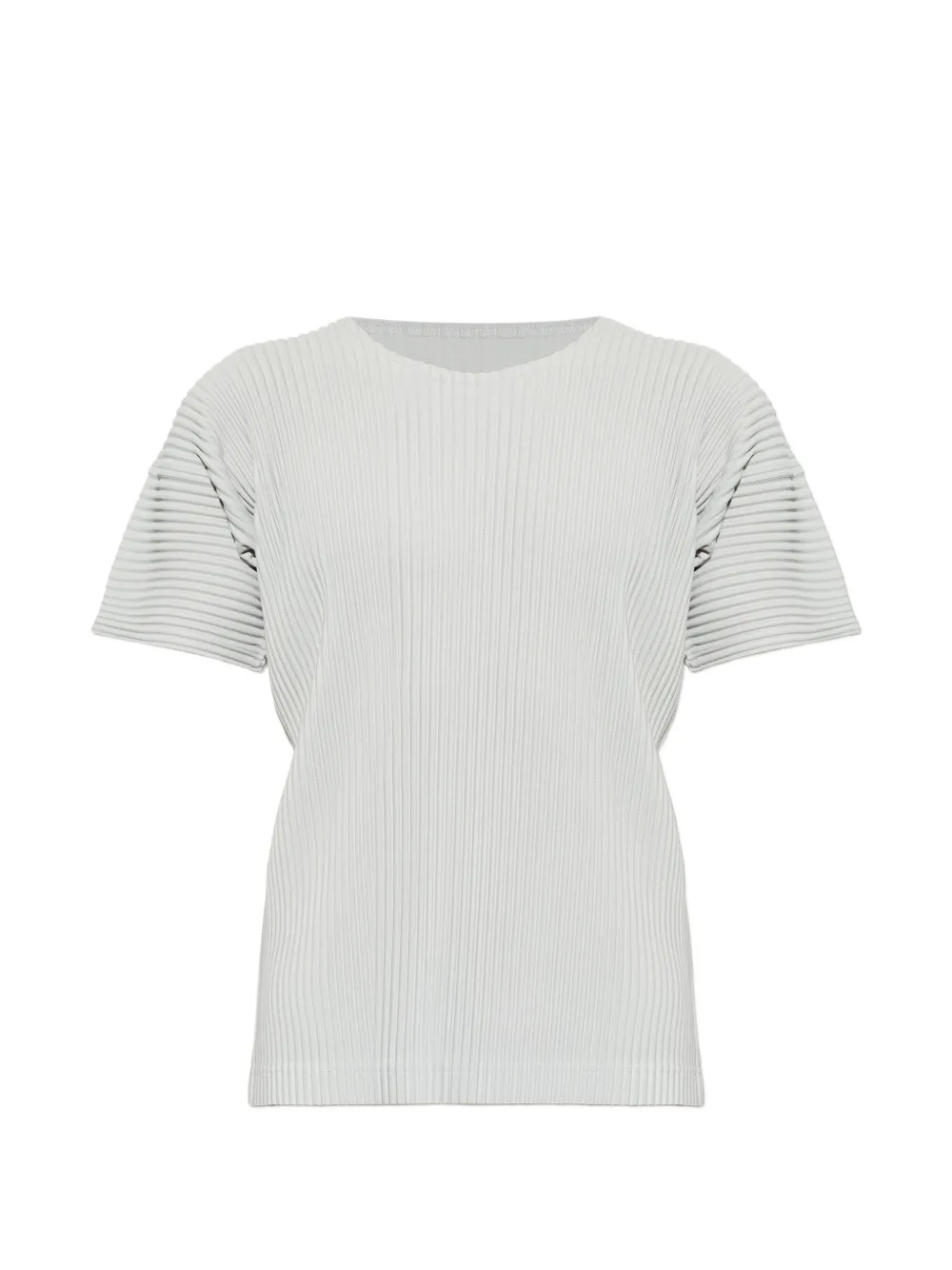 Homme Plissé Issey Miyake pleated T-shirt - Grigio